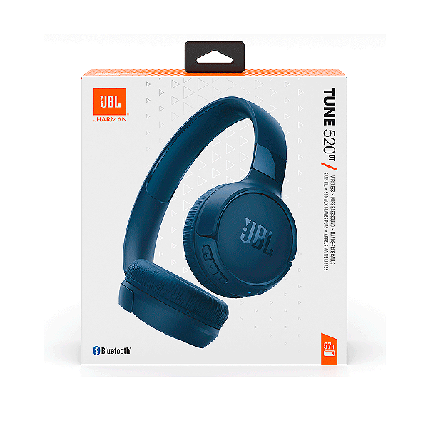 FONE HEADPHONE JBL TUNE 520BT AZUL