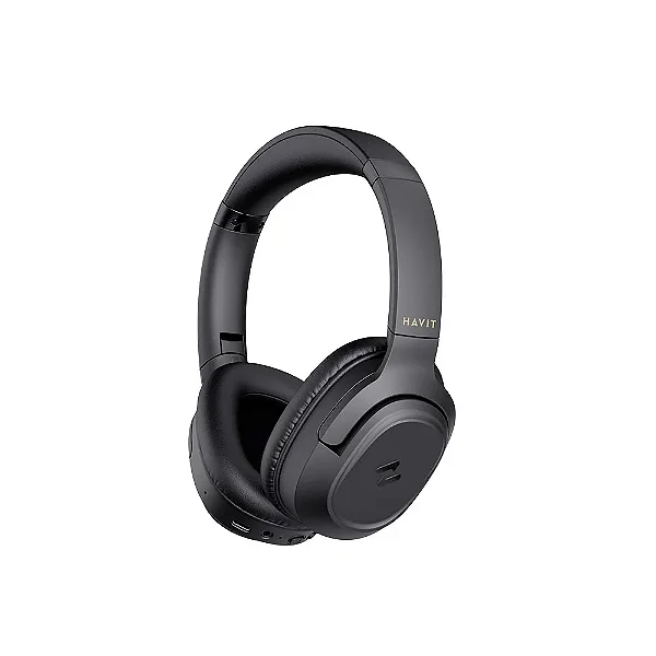 Fone Headphone Havit H612BT Pro com Cancelamento Ativo de Ruído (ANC) Black