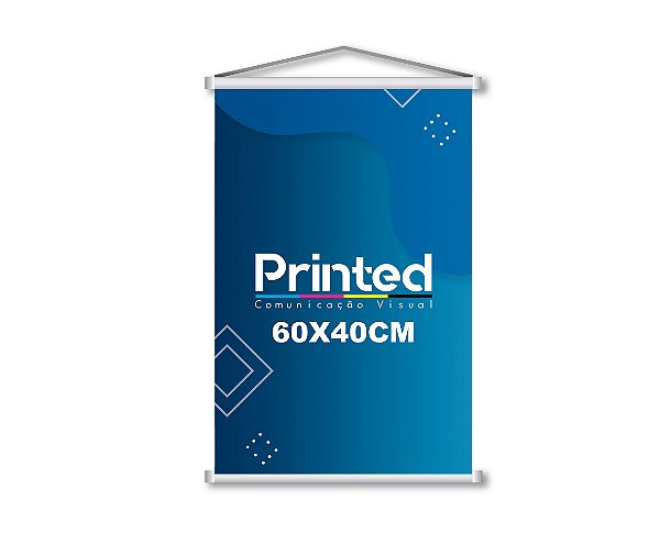 Banner Personalizado Em Lona Com Impressão Digital 60x40cm