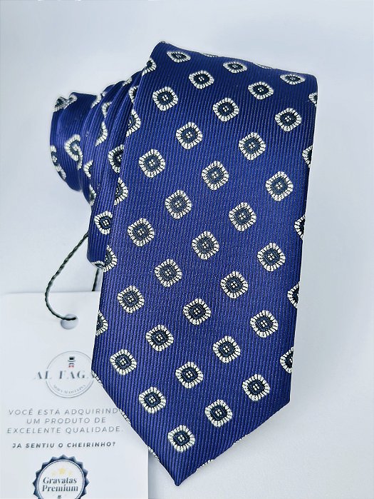 Gravata Premium Al Fagah Azul PB