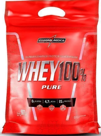 WHEY 100% PURE 900G REFIL INTEGRALMEDICA