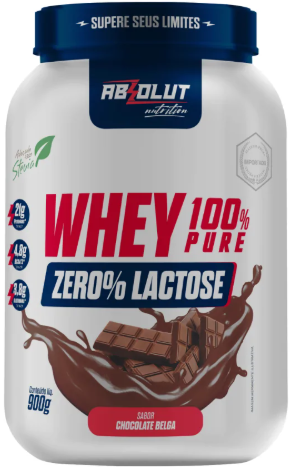 WHEY 100% PURE ZERO LACTOSE 900G ABSOLUT