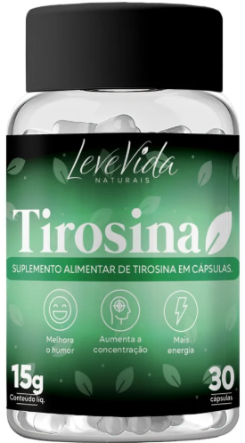 TIROSINA 30CAPS LEVE VIDA