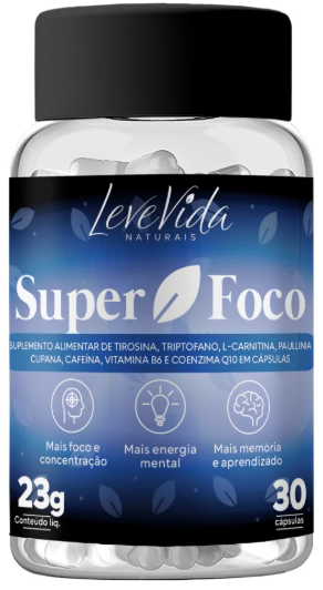 SUPER FOCO 30CAPS LEVE VIDA
