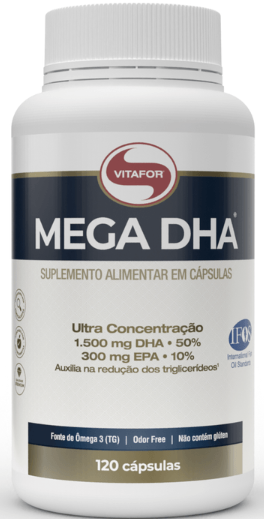 MEGA DHA 120 CAPSULAS VITAFOR