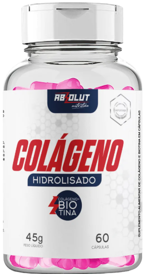 COLAGENO HIDROLISADO + BIOTINA 120CAPS ABSOLUT