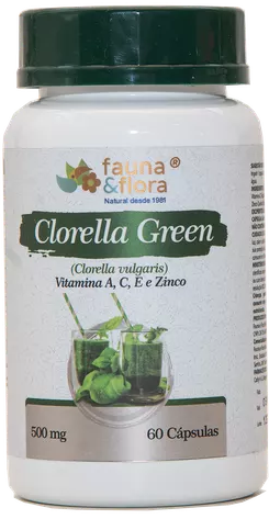 CLORELLA GREEN 60 CAPS FAUNA E FLORA