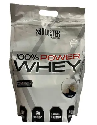 100% POWER WHEY 900G BLUSTER