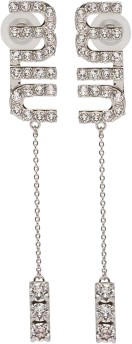 Brinco Miu Miu com Pingente com Cristais