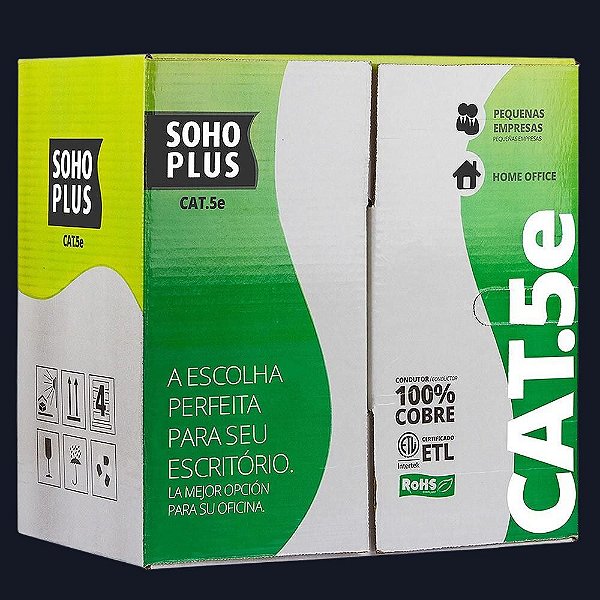 CABO LAN CAT5E CX (305M) 24AWG CMX