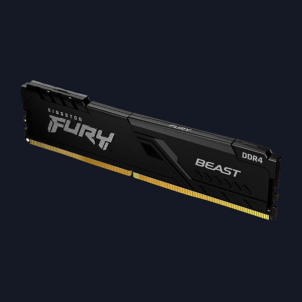 Memória Kingston HyperX Fury Black, 8GB, 2666MHz, DDR4