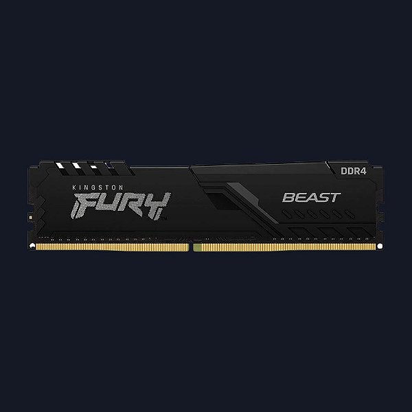 Memória Kingston HyperX Fury Black, 4GB, 2666MHz, DDR4
