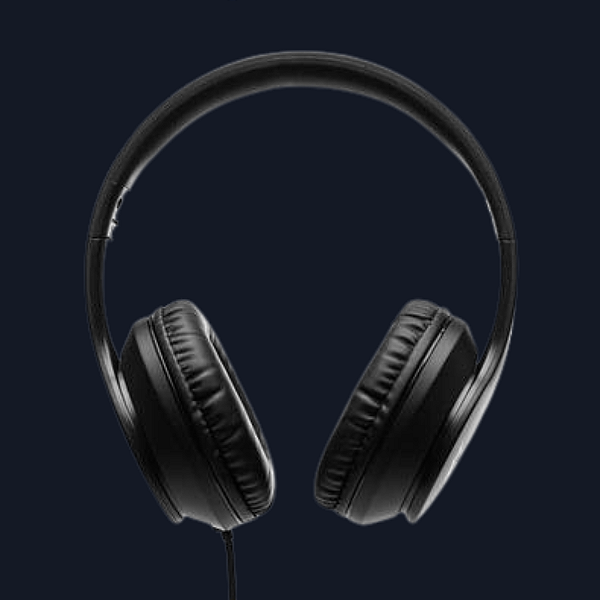 HEADFONE DE OUVIDO HUSKY TECHNOLOGIES 100, DOBRAVEL, MICROFONE, PRETO - HTCA004