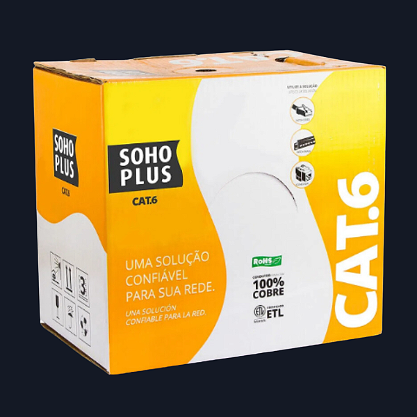 CABO LAN CAT6 CX (305M) 24AWG CMX