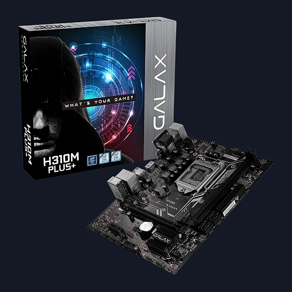 Placa Mae Galax H310M Plus+ Chipset Intel Lga 1151 Matx Ddr4