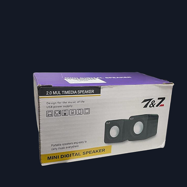 Caixinha De Som Para Pc Com Entrada P2 Usb