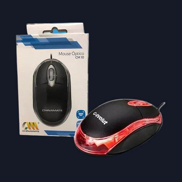Mouse Optico Usb Cm10 Office Standart Preto