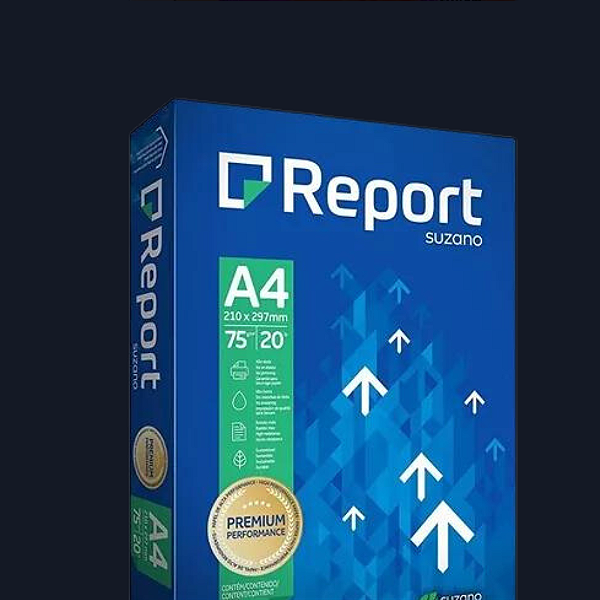 Papel Sulfite Oficio A4 Report Resma 500 Folhas