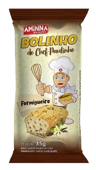Bolinho Formigueiro do Chef Paulinho 35g - Aminna