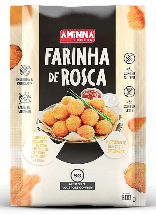 Farinha de Rosca 300g - Aminna