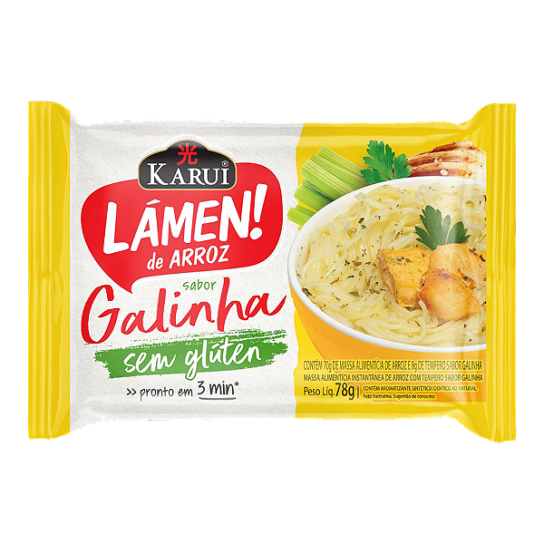 Lámen de Arroz Sabor Galinha 78g - Karuí