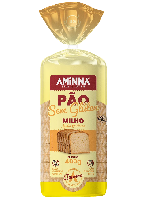 Pão de Milho 400g - Aminna - Validade 02/08/26