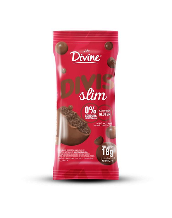 Divis Chocolate ao Leite 18g - Divine