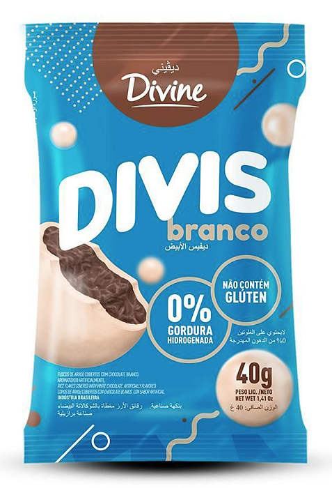 Divis Chocolate Branco 40g - Divine