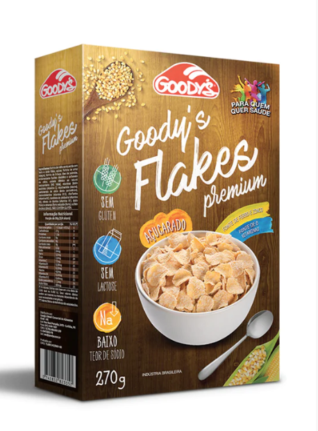 Cereal Flakes Açucarado Premium 270g - Goody's