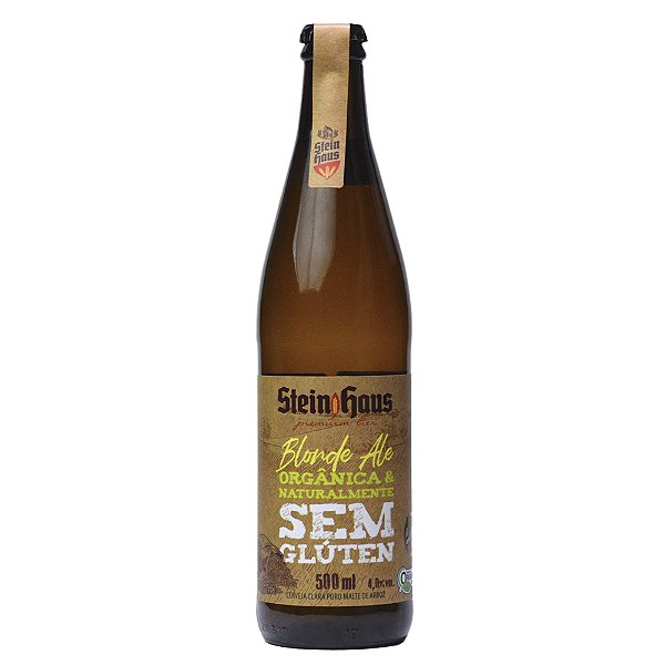 Cerveja Blonde Ale Sem Glúten 500ml - Steinhaus