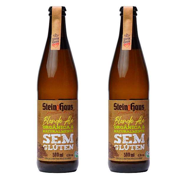 Combo Cerveja Blonde Ale Sem Glúten 500ml - Steinhaus