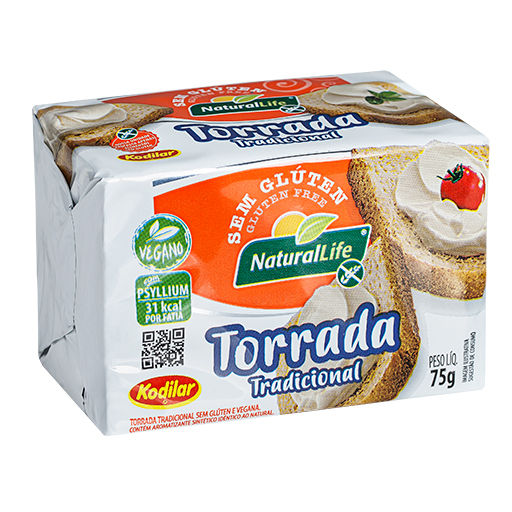 Torrada Tradicional 75g - Natural Life