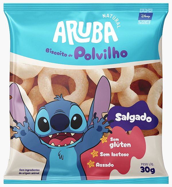 Polvilho Salgado Stitch 30g - Aruba