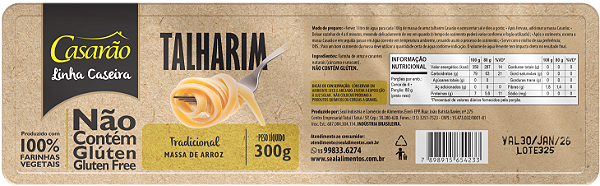 Talharim 300g - Casarão