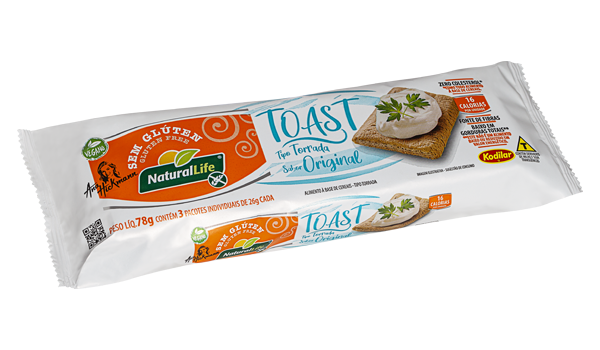 Torrada Toast Original 78g - Natural Life