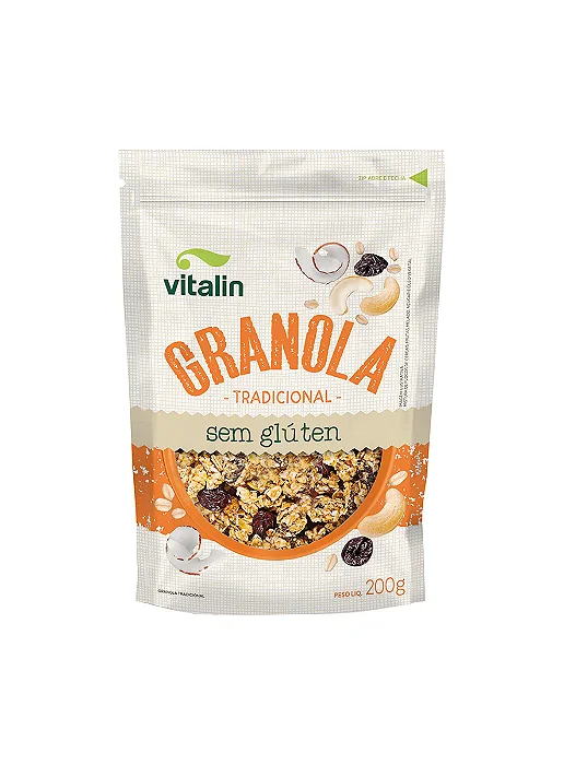 Granola Tradicional 200g - Vitalin - Validade 19/12/26