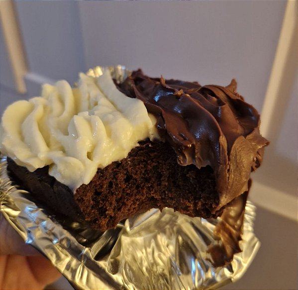 Brownie com Creme de Ninho e Nutella Sem Glúten