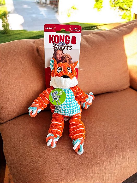 Pelúcia Kong Floppy Knots Fox - P