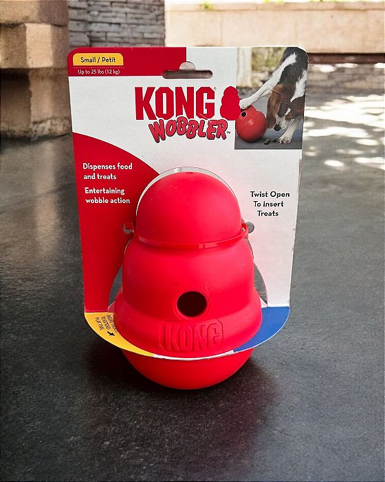 Comedouro Interativo Kong Wobbler - P