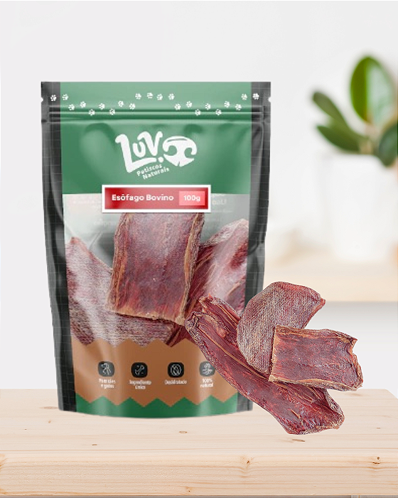 Esôfago Bovino Luv - 100g