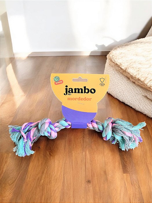 Brinquedo Corda Dental Bone Pastel - P