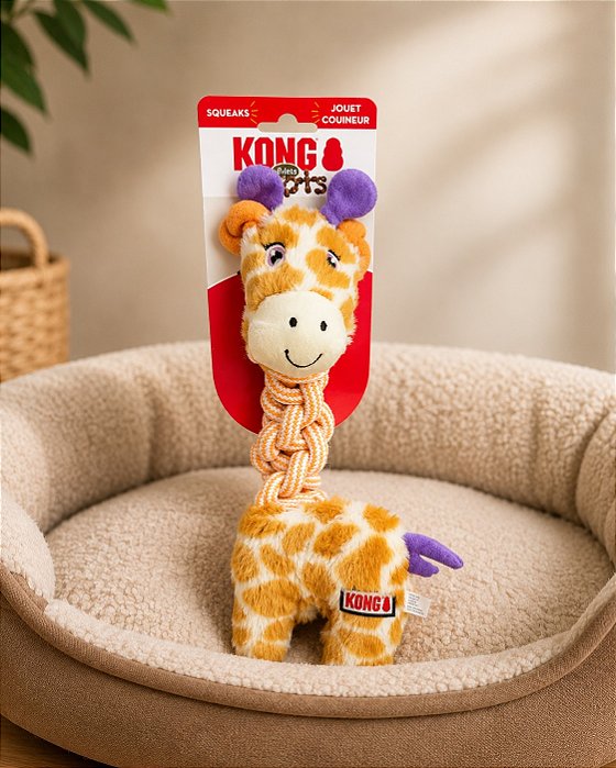 Pelúcia Kong Knots Twist Girafa - P