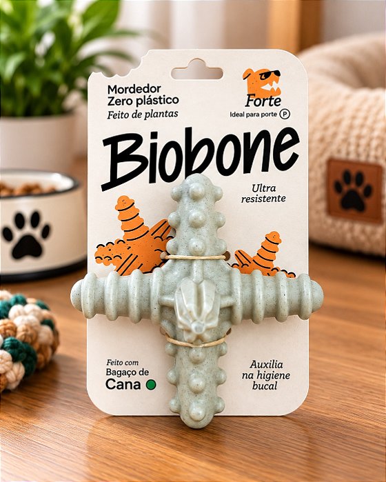 Mordedor Resistente Asterisco Biobone Cana de Açúcar - P