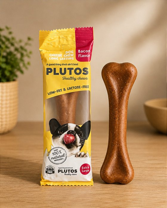 Mordedor Natural Plutos Cheese & Bacon - 120g