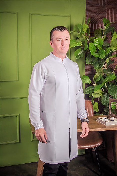 Jaleco Universitário Masculino manga longa