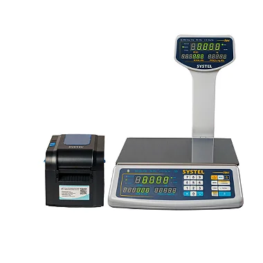 Combo Systel Clipse 15kg com Torre Branca + Impressora Quo Novo