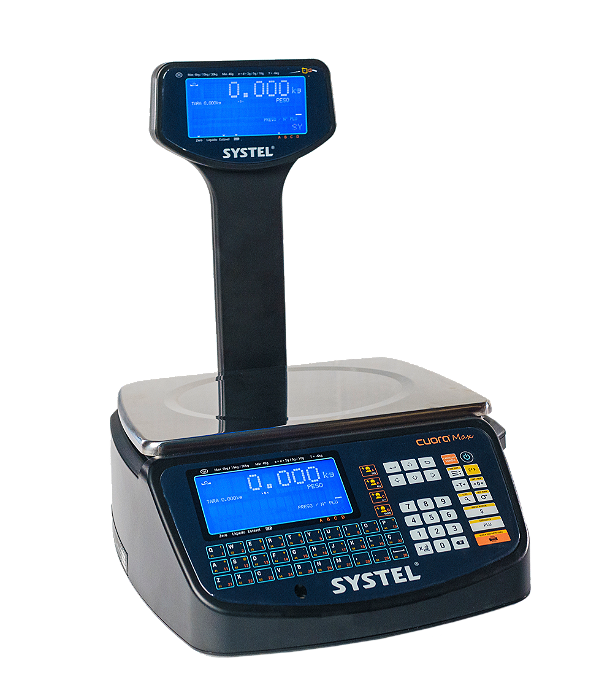 Systel Cuora Max 30kg com Torre Preta - Impressora Integrada
