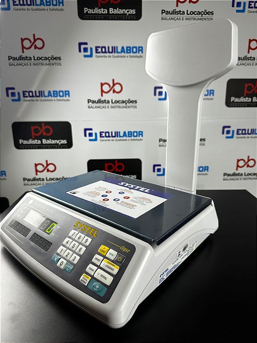 Systel Clipse Torre Branca 30kg - Bateria - INMETRO (Item de Mostruário)