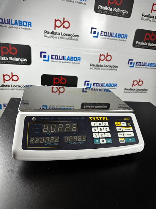 Systel Clipse Branca 30kg - Bateria - INMETRO (Item de Mostruário)