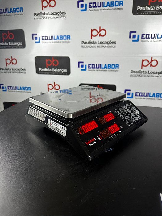 Balmak QUICK33B 33kg Pesadora, Computador e Contadora - Bateria - INMETRO (Item Mostruário)